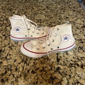 Converse Kids High-Top Sneakers - White